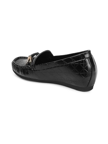 Image of Carlton London Women Comfortable Slip On Flat Loafer Ballet with Heels, for Party and Wedding, Casual and Formal Occasions