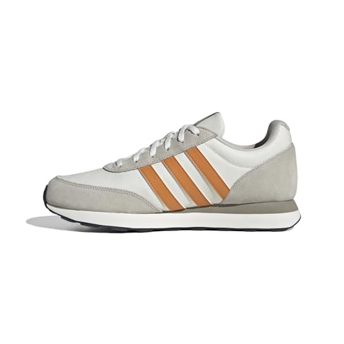 adidas Run 60s 3.0, Zapatos Hombre, Off White Focus Orange Wonder Alumina, 49 1/3 EU