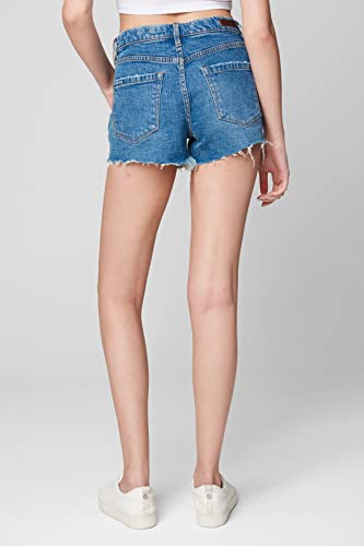 [BLANKNYC] High Rise Short with Exposed Button Fly2