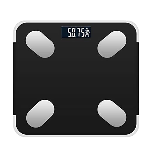 Peso Corporal, Balança Elétrica, peso corporal precisa co visor LED iluminado para mulheres, homens e meninas Aezon