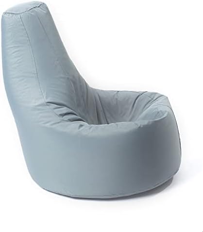 HH Home Hut Bean Bag Gaming Chair Gamer Beanbag Indoor & Outdoor Garden Big Arm Chair Large (Grey)
