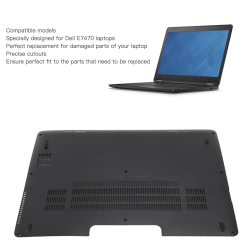 Odporna na Wstrząsy, Odporna na Zarysowania Zamienna Pokrywa Dolna do Dell E7470, Dolna Pokrywa Laptopa z Otworami Odprowadzającymi Ciepło do Laptopów