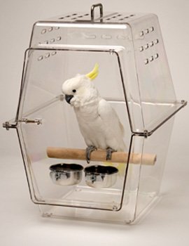 Amazon | 鳥用 トラベルキャリー 鳥ケージ Wingキャリアー L