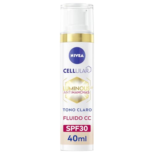 NIVEA Cellular Luminous630 - Fluido CC Antimanchas SPF30 3-en-1 -...