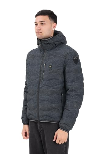 Blauer Wax Wave - Plumífero WAVE negro para hombre M, Negro , M