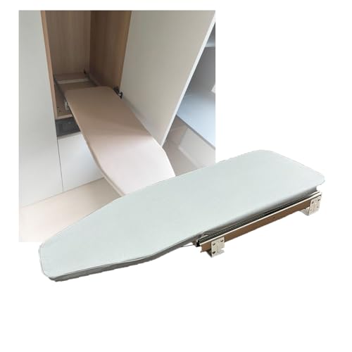 Retractable Ironing Board,Sliding Out Ironing Board Save Space,Pull-out Closet Fold Ironing Board with Removable Ironing Board Cover,for Wardrobe Cloakroom(Color 2)
