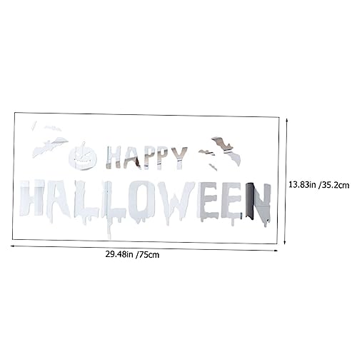 Autocollant halloween pour décorer miroir sans laisser de trace de colle IMIKEYA