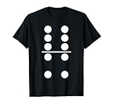Domino Game 6 4 Matching Halloween Group Costume T-Shirt