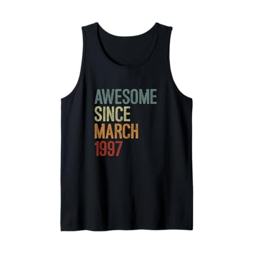 Impresionante desde marzo de 1997, regalo de cumpleaños divertido retro Camiseta sin Mangas