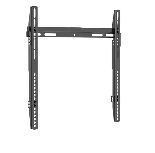 Gembird Ultra-Flache Feste TV-Wandhalterung für 32–55 Zoll Bildschirme, VESA-Kompatibel, Mit Integrierter Wasserwaage, Schwarz