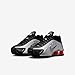 Nike Shox R4 Big Kids' Shoes (CW2626-005, Metallic Silver/Black/Picante Red/Metallic Silver) Size 7