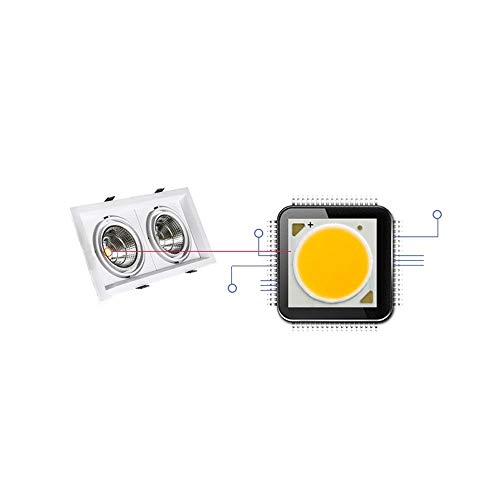 Downlight LED COB double 20W à économie d'énergie pour couloir d'hôtel