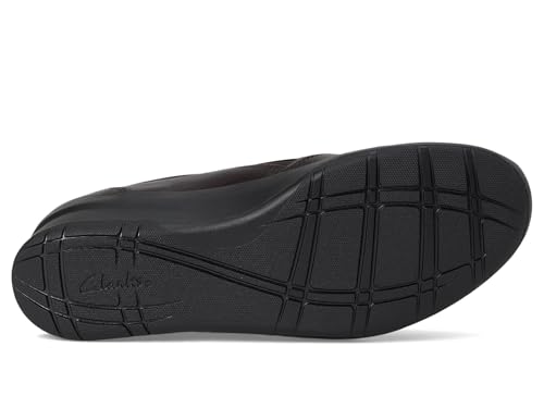 Image of Clarks Womens Suttyn Zip | Leather, Cushioning, Zipper, Casual, Zipper