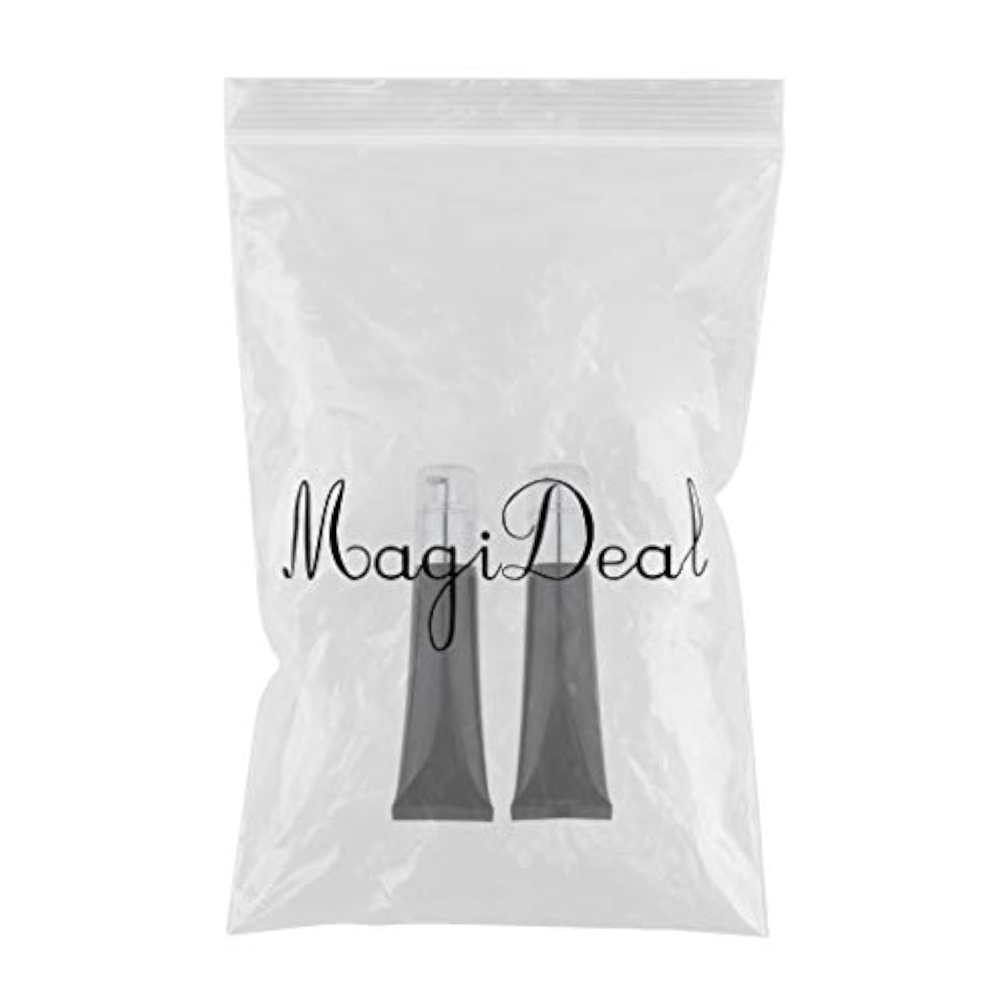 2 Pieces Refillable Empty Pump Bottle Makeup Cream Tube