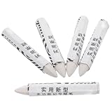 Veemoon 5Stücke Wasserdichter Reifenmarkierungsstift für Autoreifen Langlebiger Reifenlackstift Weiß Vielseitig Einsetzbar zur Kennzeichnung von Reifenproblemen und Mehr