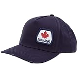 DSQUARED2 Herren d2 Patch Cap blu