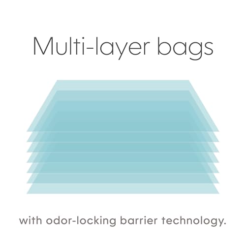 Pet Genie Refil jumbo pacote com 2 | Até 8 meses de suprimento | Sacos de cocô de cachorro com contr