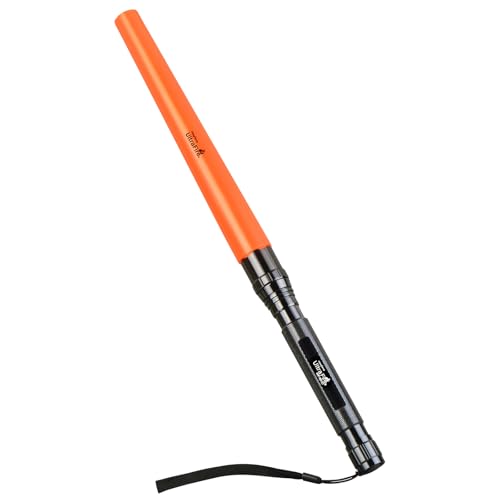 ULTRAFIRE 18-Inch Traffic Wand LED Torch, 1300 Lumens Bright Signal Safety Light