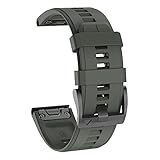 ISABAKE Correa Repuesto para Garmin Fenix 5X/Fenix 6X/Fenix 7X, 26mm Quickfit Banda de Silicona Deportivo para Fenix 3/3 HR Smartwatch