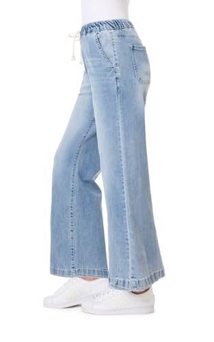 Angels Forever Young Women's Getaway Straight Relaxed Jeans2