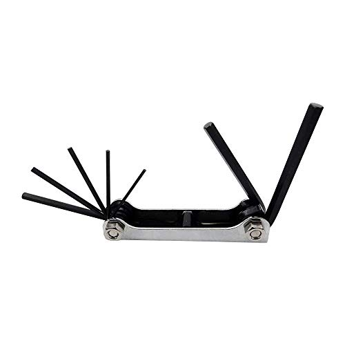 Tdl Folding Hex Wrench Key Set, 7-Pieces, Standard Mm Sizes Hex Key Set 1.5Mm To 6Mm. #TOP3