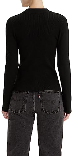 Levi's Crew Rib Sweater Caviar, Maglione Donna, Caviale, L - 2