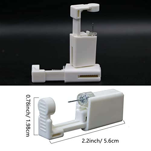 HYJLPAF Nose Piercing Kit - 3 Pack Self Piercing Gun, Disposable Safety Kit with Nose Rings and Studs