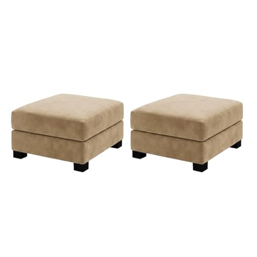 Image of Classiq Rich 5 Seater L Shape Sofa Set with Movable Ottoman | Flexible Layout | Spacious Soft Touch Seating | Designer Sofa for Living Room (Beige)
