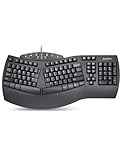 Perixx PERIBOARD-512 Ergonomic Split Keyboard - Natural Ergonomic Design - Black - Bulky Size 19.09"x9.29"x1.73"