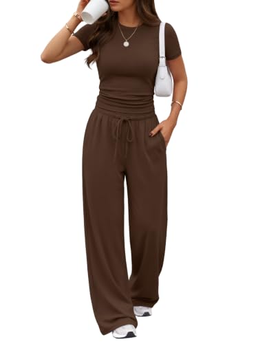Image of Trendy Queen Women's 2 Piece Matching Summer Lounge Set with Pockets
