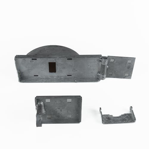 Image of GATEMATE Right Hand Padlock Protector | Galvanized Steel | High-Security Gate Lock Shield | Rust-Resistant Durable Design | Protects Padlocks from Tampering and Weather