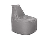 Design und Maße: Unsere stylischen XXL Sitzkissen in der Trendfarbe Anthrazit haben die Maße: ca. 80 cm Durchmesser x Sitzhöhe ca. 35 cm.
