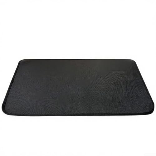 Alfombrilla ignífuga para barbacoa construida con material de silicona de fibra de vidrio ignífugo que protege las superficies exteriores del calor y el desorden (127 x 97 cm)