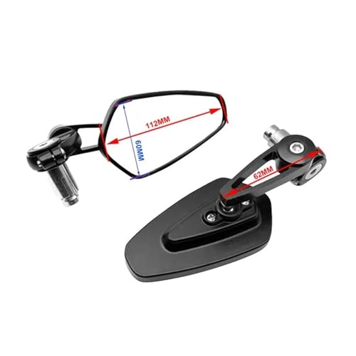 Espejos Laterales de Moto para Manillar en Xmax y MT 10 3