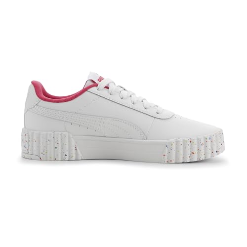 PUMA Carina Shoes Sneaker, White-Pink AH25, 6.5 US Unisex Big Kid4