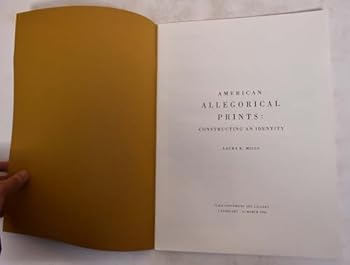 Paperback American allegorical prints: Constructing an identity Book