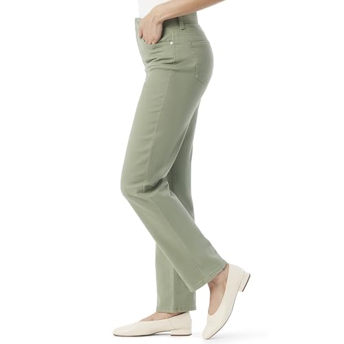 Gloria Vanderbilt Women's Amanda Classic High Rise Tapered Jean Standard, Garden SAGE2