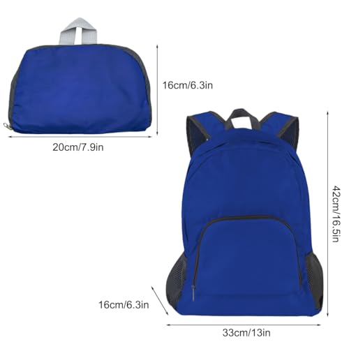 Mochila plegable ligera pack x2 20 litros azul marino y royal miniatura 2