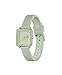 Lacoste.12.12 Flow Women's 3H Quartz Watch - Slim Silicone Strap - Square Case - Water Resistant up to 3ATM/30 Meters - Minimalist Elegance for Her - 26mm