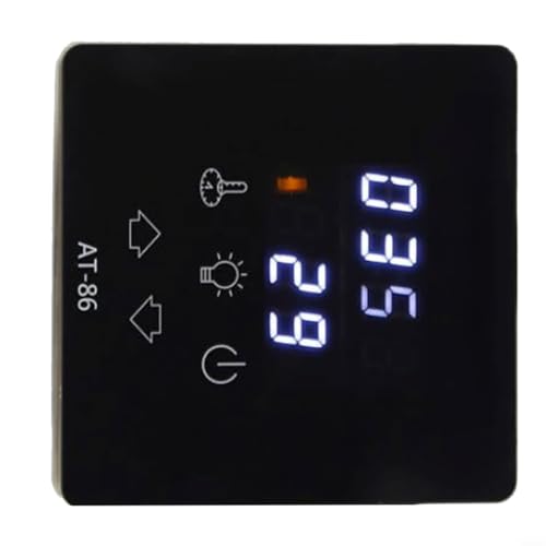 Calentador de sauna AT-86 con temporizador ajustable hasta 12 horas y panel digital de unidad ABS 5