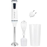 ROLTIN N/A Batidora eléctrica de Alimentos 3 en 1 Batidora Manual de inmersión Batidora de Cocina Procesador de Alimentos Picadora de Verduras Picadora de Carne Mezcla de batido