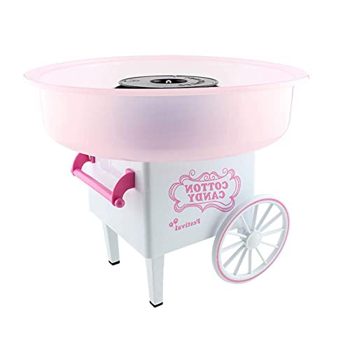 Retro elektrische Zuckerwattemaschine, traditionelle Zuckerwatte in Minuten herstellen, elektrische Zuckerwattemaschine…