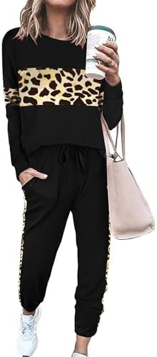 PRETTYGARDEN Women Color Block 2 Piece Sets Tracksuit