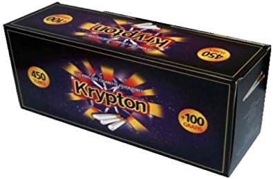 Caja de 11000 tubos para cigarrillos.- Krypton King Size (20 Cajas 450 + 100)