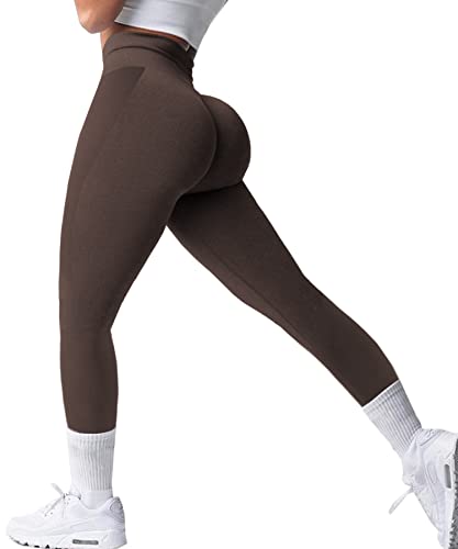 Navneet Leggins Mujer Push Up Deportivos Elásticos Cintura Alta Pantalones Yoga Leggins Termicos Invierno Mallas Deporte Marrón S Cover