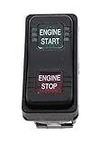 Utilimaster Black Engine Switch - 16514653, Push Button, Manual, X-10