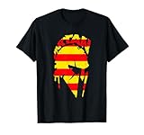 camiseta senyera barcelona Ligero, Encaje clasico, Manga de doble puntada y bastilla baja