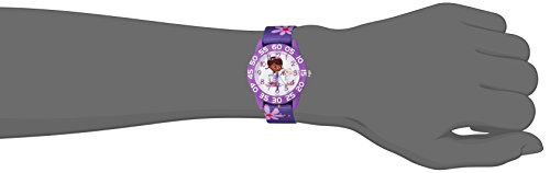 Disney Jr Kids' Plastic Time Teacher Analog Quartz Nylon Strap Watch #TOP1