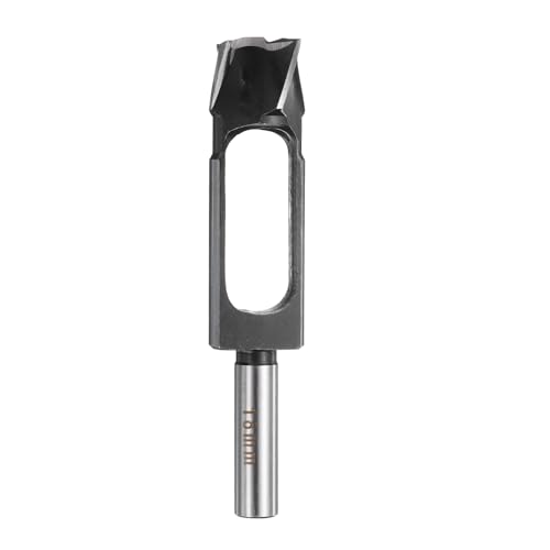 Image of HARFINGTON Wood Tenon Dowel Plug Cutter 18mm Metric Tenon Dowel Cutting Tools Drill Bit High Speed Steel Wood Plug Dowel Cutter with Round Shank for Woodworking Furniture Making