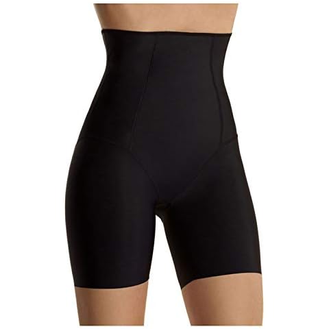 Simply Gorgeous Black Tummy & Thigh Slimming Body Shaper - Size Medium (UK 10) Cover